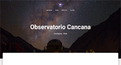 Desktop Screenshot of cancana.cl